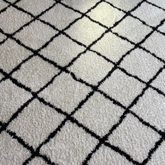 ニトリ　やわらかシャギーラグ　ダイヤ　200×240の画像