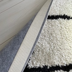 ニトリ　やわらかシャギーラグ　ダイヤ　200×240の画像