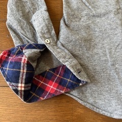 ブラックレーベルクレストブリッジ☆グレー長袖シャツの画像