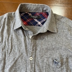 ブラックレーベルクレストブリッジ☆グレー長袖シャツの画像