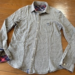 ブラックレーベルクレストブリッジ☆グレー長袖シャツ