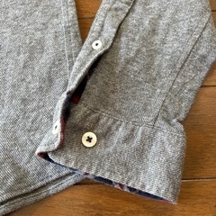 ブラックレーベルクレストブリッジ☆グレー長袖シャツの画像