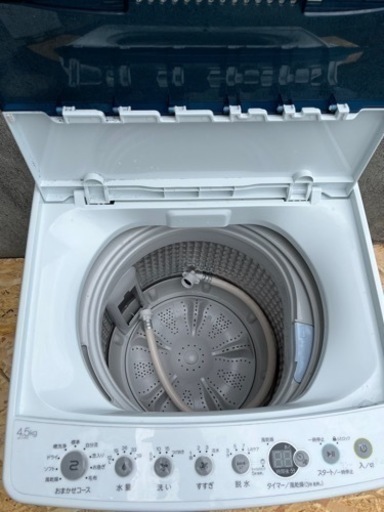 【受け渡し決まりました】Haier 4.5kg洗濯機 JW-C45D 2020年製 動作確認済み シワケア脱水 