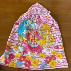 ハグっとプリキュア　巻きタオル　ラップタオル　帽子付き　新品未使用