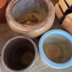 火鉢　メダカ入れにもなります。