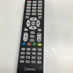 取引場所　南観音　K2307-043 Qriom 32インチ液晶テレビ　2020年製　QRT-32W2K リモコンあり　視聴動作確認済みの画像