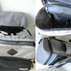 【美品】訳アリ格安　リュック色ライトグレイ