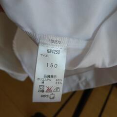 ②菅公学生服　半袖ワイシャツ　150cmの画像