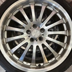 18インチアルミホイール　4本セット　タイヤ付き