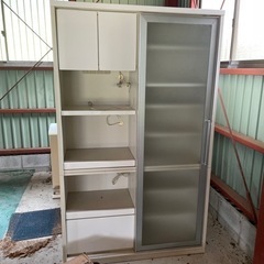 松田家具、ルマン、ダイニングレンジ、大川家具、幅120cm、高さ195