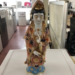 九谷焼菊仙、陶器、置物