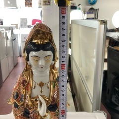 九谷焼菊仙、陶器、置物の画像
