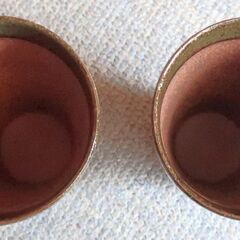 伊賀焼 ビアマグ(コースター付) 2個セット(未使用)の画像