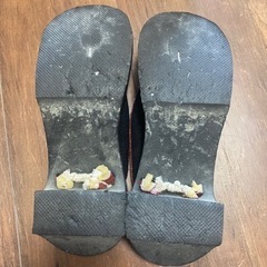 ボルドー下駄の画像