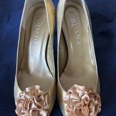 【美品】DIANA パンプス　24cm（ヒール7.5cm）