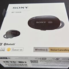 【値下げ】SONY WF-1000X(B) ワイヤレスノイズキャ...