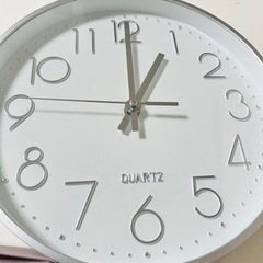 壁掛け時計 ホワイト【新品未使用】の画像