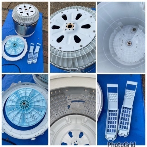お薦め品‼️分解洗浄済み‼️インバータ搭載‼️AQUA洗濯機7kgガラストップ 2020年