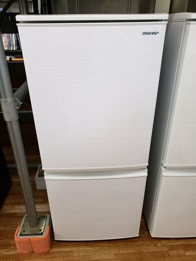 SHARP 2020年製 SJ-D14F-W ２ドア冷蔵庫