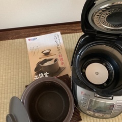 タイガー　5.5合炊き炊飯器　土鍋釜の画像