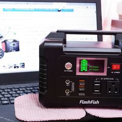 中古良品　FlashFish ポータブル電源 E200　近隣在住...
