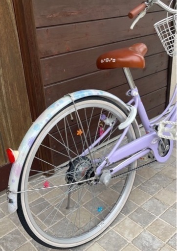 ブリヂストン自転車 女の子 ラベンダー リコリーナ24インチ