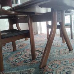 【決まりました】ダイニングテーブル　椅子6脚付の画像