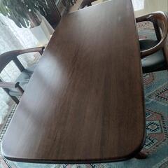 【決まりました】ダイニングテーブル　椅子6脚付の画像