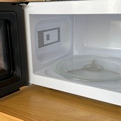 電子レンジ Haier 説明書付の画像