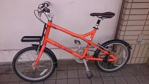 ★★泥除付・お洒落な街乗り【ルイガノ ＭＶ１ ミニベロ・シマノ外装７段変速・アルミフレーム】チェーン新品★★★