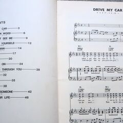 BEATLES(ビートルズ) 楽譜3冊セット(中古)の画像