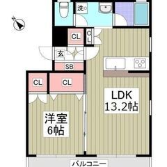 1LDK！せんげん台 徒歩13分！築20年以内！敷金&礼金なし！...