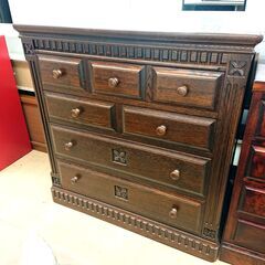 11/7【ジモティ特別価格】和光 箪笥 チェスト430 民芸家具 天然木 4段 収納