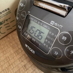 タイガー　炊飯器　IH3合炊き　2022年8月購入の画像