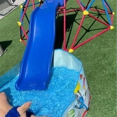 ジャングルジム 大型遊具 滑り台の画像