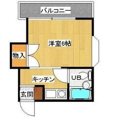 1K！越谷駅徒歩5分！敷金&礼金&保証金なし！フリーレント1ヵ月...