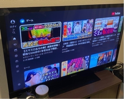 【値下げ】40インチSONY BRAVIA 録画用HDD付き