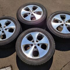 10アルファード　純正17インチホイール　4本セット　17x7J+45　IG30　横浜　冬タイヤ