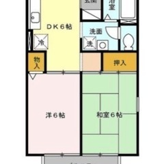 北本市◎綺麗なアパート◎4.7万円◎2DK！大家が直募集で仲介手数料無料！敷金•礼金も無し！  − 埼玉県