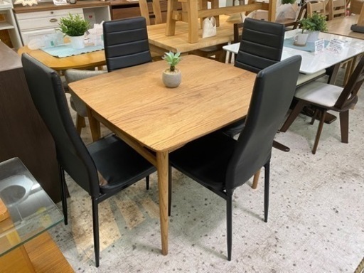 【愛品館 江戸川店】ダイニングテーブル5点セット ID:152-008715-007