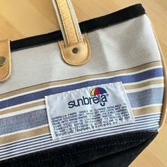 sunbrela サンブレラ 横長トートバッグ ショルダーバッグの画像