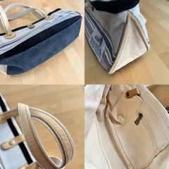 sunbrela サンブレラ 横長トートバッグ ショルダーバッグの画像