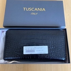長財布　黒の画像