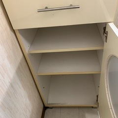 収納　キャビネット　洗面所　脱衣所　お風呂　の画像