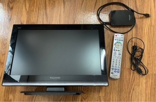 【値下げしました】テレビ  パナソニック TH-L19X5  録画用HDD付き