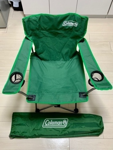 [新品]Coleman キャンピング椅子(カップホルダー2個付き)