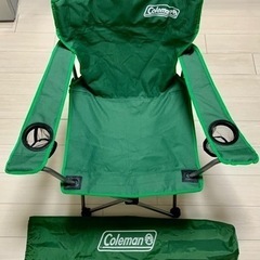 [新品]Coleman キャンピング椅子(カップホルダー2個付き)