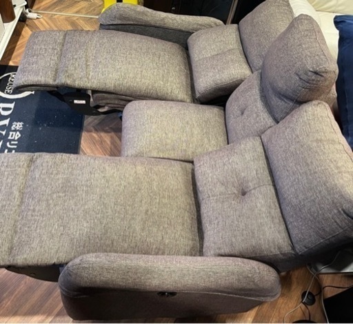 【BY REUSE 霧島国分新町店 出張買取•見積完全無料¥0】NITORI 3人掛け電動リクライニングソファ