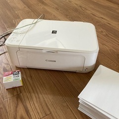 Canonのプリンター、新品インク付き