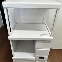 米びつ付きレンジ台の画像